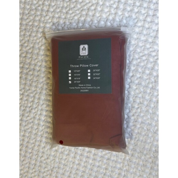 Pillow Covers Red 16 x 16 In Set of 2 Washed Microfiber Throw Pillow Sham D1 - Picture 2 of 8